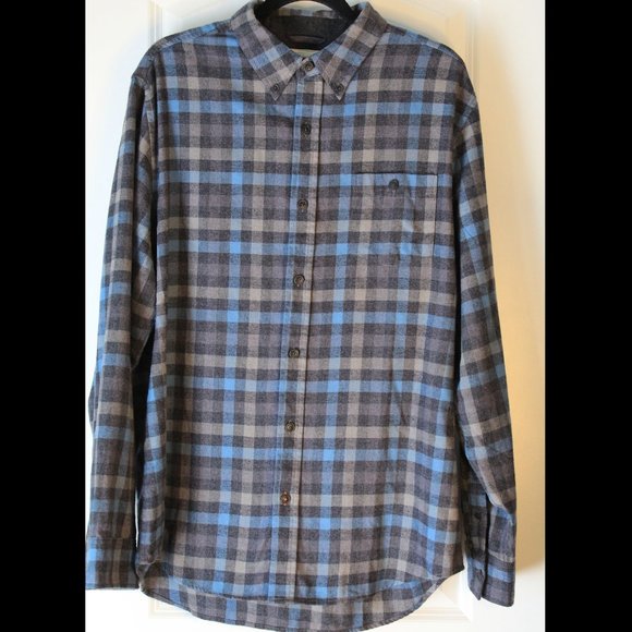Weatherproof Other - Weatherproof Vintage Grey and Blue Men's Flannel